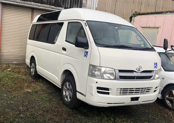 2005 toyota hiace van best sale for sale